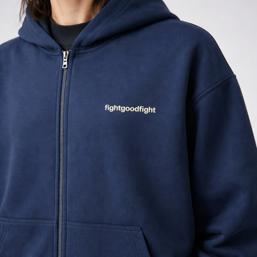 Classic Oversized Hoodie - Navy Blue